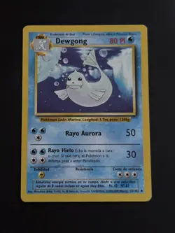 Dewgong 25/102 Base Set - Uncommon Pokemon Card - NM/Mint - Spanish ESP - Image 2