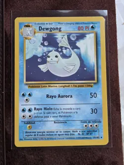 Dewgong 25/102 Base Set - Uncommon Pokemon Card - NM/Mint - Spanish ESP - Image 4