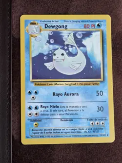 Dewgong 25/102 Base Set - Uncommon Pokemon Card - NM/Mint - Spanish ESP - Image 5