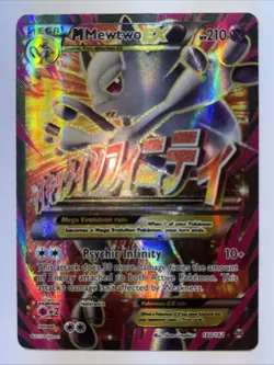 Pokemon M Mewtwo EX 63/162 BREAKthrough Ultra Rare Holo Vanishing Strike - Image 2