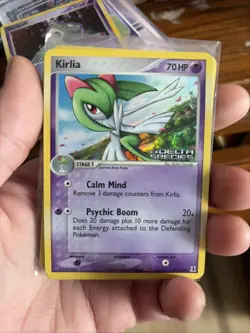 Pokemon TCG Kirlia EX Delta Species 47/113 Reverse Holo Uncommon - NM - Image 2