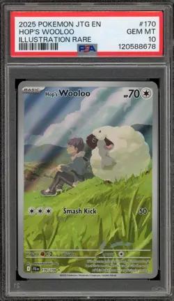 Pokemon Hop's Wooloo Journey Together Illustration Rare #170 PSA 10 Gem Mint - Image 1