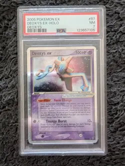 PSA 7 - Deoxys EX #97 (Pokemon Deoxys) 2005 - Image 1