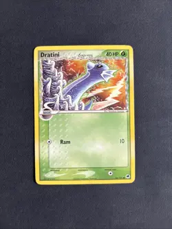 Pokemon TCG Dratini 46/101 EX Dragon Frontiers Regular Common Non Holo 2006 - MP - Image 1