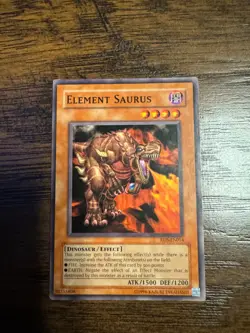 Yu-Gi-Oh! Element Saurus RDS-EN014 Rise of Destiny Unlimited Rare - Image 1