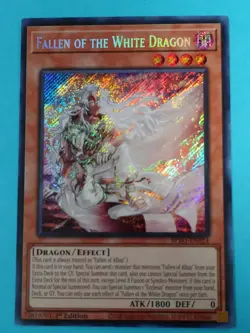 YuGiOh Burst Protocol - Fallen of the White Dragon BPRO-EN024 Secret Rare 1st Ed - Image 1