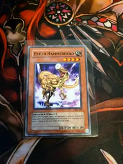 YUGIOH TCG HYPER HAMMERHEAD IOC-074 COMMON UNLIMITED EDITION 1996 - Image 1