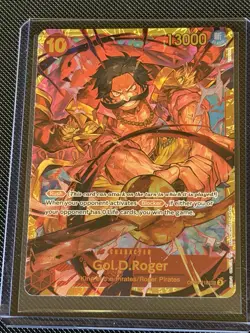 One Piece CCG Gol.D.Roger SEC OP09-118 - Emperors In The New World English NM - Image 1