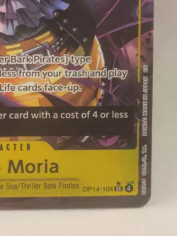 One Piece TCG Gecko Moria OP14-104 Secret Rare Plus - Image 5