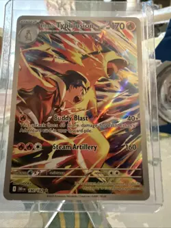 Pokemon TCG Ethan's Typhlosion Destined Rivals Illustration Rare Card Near Mint - Image 1