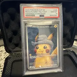 Pikachu with Grey Felt Hat 085 Sv: Scarlet & Violet Promo Cards Regular PSA 10 - Image 1