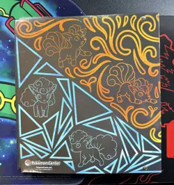 Pokemon TCG 2017 Pokemon Center Vulpix Alolan Vulpix Card Binder & Page Sleeves - Image 2