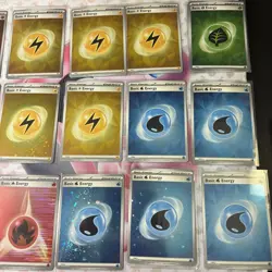 Pokemon Lot of 22 Holo & Reverse Holo Energy cards Pokemon TCG. Different styles - Image 2