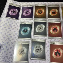 Pokemon Lot of 22 Holo & Reverse Holo Energy cards Pokemon TCG. Different styles - Image 3