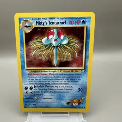 Misty's Tentacruel 10/132 Gym Heroes - Pokemon Card, Holo Rare NM-LP - Image 1
