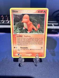 Pokemon Ditto Delta Species Basic Common Regular 60 HP Card 61/113 English - Image 1