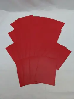 Lot Of (34) Red Ultra Pro Standard Size Trading Card Sleeves - Image 2