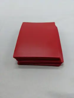 Lot Of (69) Red Matte Ultra Pro Standard Size Card Sleeves - Image 2