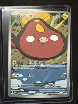 Stunfisk 118/086 Holo Illustration Rare White Flare Pokemon Card - Image 1