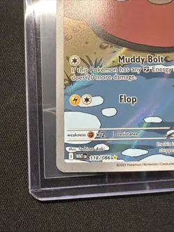 Stunfisk 118/086 Holo Illustration Rare White Flare Pokemon Card - Image 5