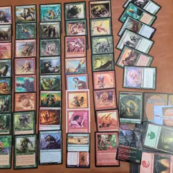 100 Card COMMANDER Deck - Heaven to Earth Custom Built MTG = Aggro **BEASTS** - Image 2