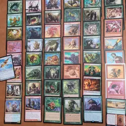 100 Card COMMANDER Deck - Heaven to Earth Custom Built MTG = Aggro **BEASTS** - Image 3