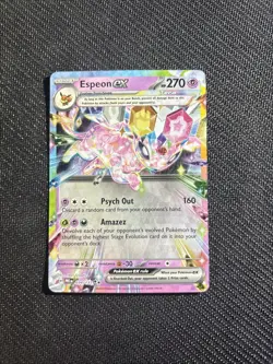 Pokemon TCG Espeon EX Double Rare Prismatic Card 034/131 - Image 1