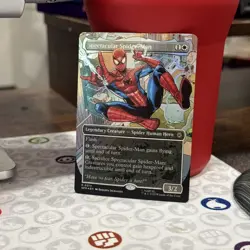 2025 Magic The Gathering Spider-Man Spectacular Spider-Man R 0014 FOIL NM Card - Image 1