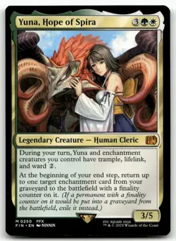 Yuna, Hope of Spira #250 MTG Final Fantasy FIN NM X1 - Image 1