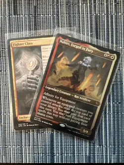 Nahiri, Forged In Fury FOIL Etched w/ Fighter Class - NM - Image 1