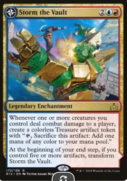 1x Storm the Vault – Rivals of Ixalan (RIX) – Rare – NM/M – Magic MTG - Image 1