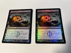 1x FOIL Glistening Oil - New Phyrexia NM Combined Shipping #F047 - Image 1