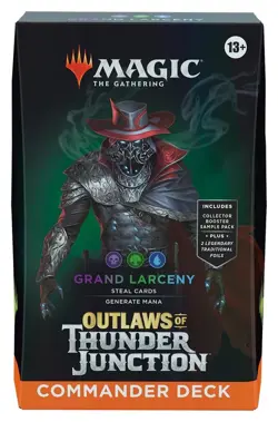 New and Sealed x 1 Outlaws of Thunder Junction: Commander Deck - Grand Larceny M - Image 1