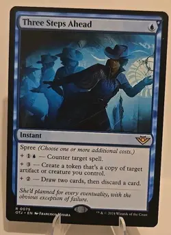 Three Steps Ahead MTG Outlaws of Thunder Junction Regular - Image 1