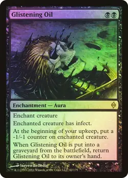 New Phyrexia MTG Foil Glistening Oil Magic - Image 1