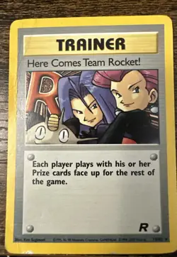 Pokemon TCG Trainer Here Comes Team Rocket! Holo Rare #15 - Image 1