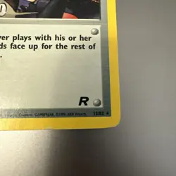Pokemon TCG Trainer Here Comes Team Rocket! Holo Rare #15 - Image 3