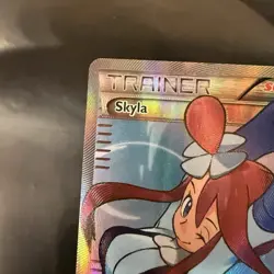 Pokemon TCG Skyla XY Breakpoint Trainer Full Art Ultra Rare Holo 122/122 LP - Image 2