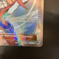 Pokemon TCG Skyla XY Breakpoint Trainer Full Art Ultra Rare Holo 122/122 LP - Image 4