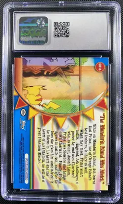 The Mandarin Island Miss Match OR16 - Foil - Topps Pokemon - Graded Card CGC 8 - Image 2