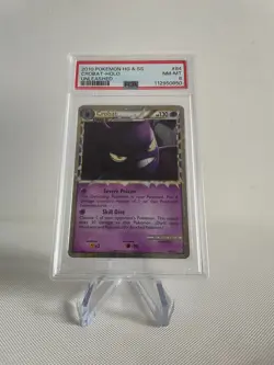 CROBAT PRIME - HOLO #84 PSA 8 POKEMON HG SS UNLEASHED 2010 - Image 1