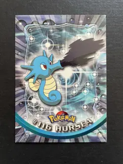 Horsea Pokemon Topps 2000 Blue Logo Card - Image 1