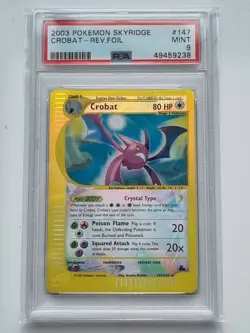 Pokemon Crobat 147/144 Rev Foil - PSA 9 - Image 1
