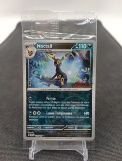Noctali 130/197 Stamp Carte Pokemon Fr Flammes Obsidiennes Neuf scelle - Image 1