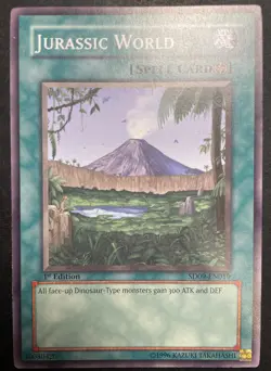 1x (P) Jurassic World - SD09-EN019 - Common - 1st Edition YuGiOh NM - Image 1