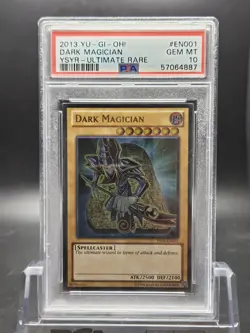 2013 Yu-Gi-Oh! Dark Magician YSYR- Ultimate Rare #EN001 PSA 10 - Image 1