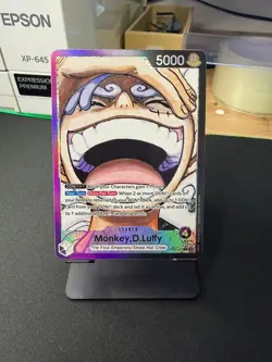 One Piece Emperors in the New World Monkey.D.Luffy Alt Art OP09-061 EX english - Image 1