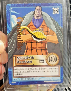 BANDAI One Piece Hyper Battle S116 CROCODILE GOLD STAMPED SCARCE EARLY CARD - Image 1