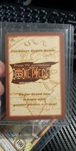 BANDAI One Piece Hyper Battle S116 CROCODILE GOLD STAMPED SCARCE EARLY CARD - Image 2