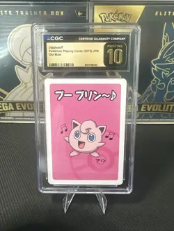 CGC Graded 10 Pristine Jigglypuff Playing Card - 2019 Old Maid JPN🔥 - Image 1